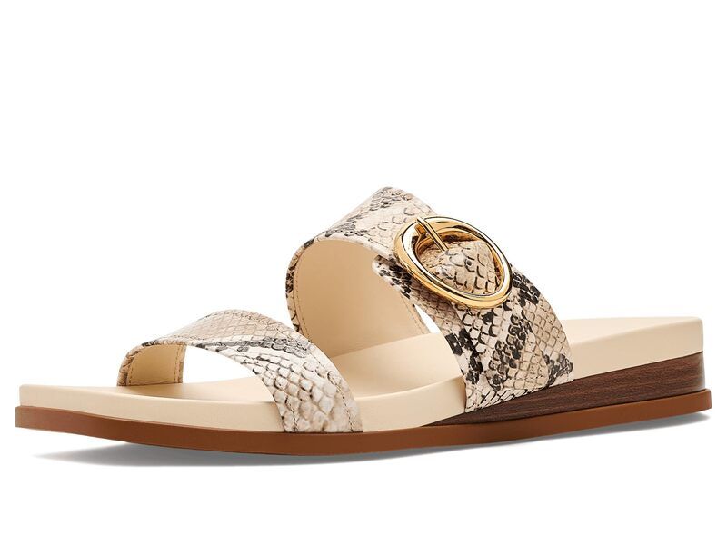 コールハーン レディース シューズ サンダル Cole Haan Oaklynn Double Band Footbed Mojave Snake Print LeatherPowder