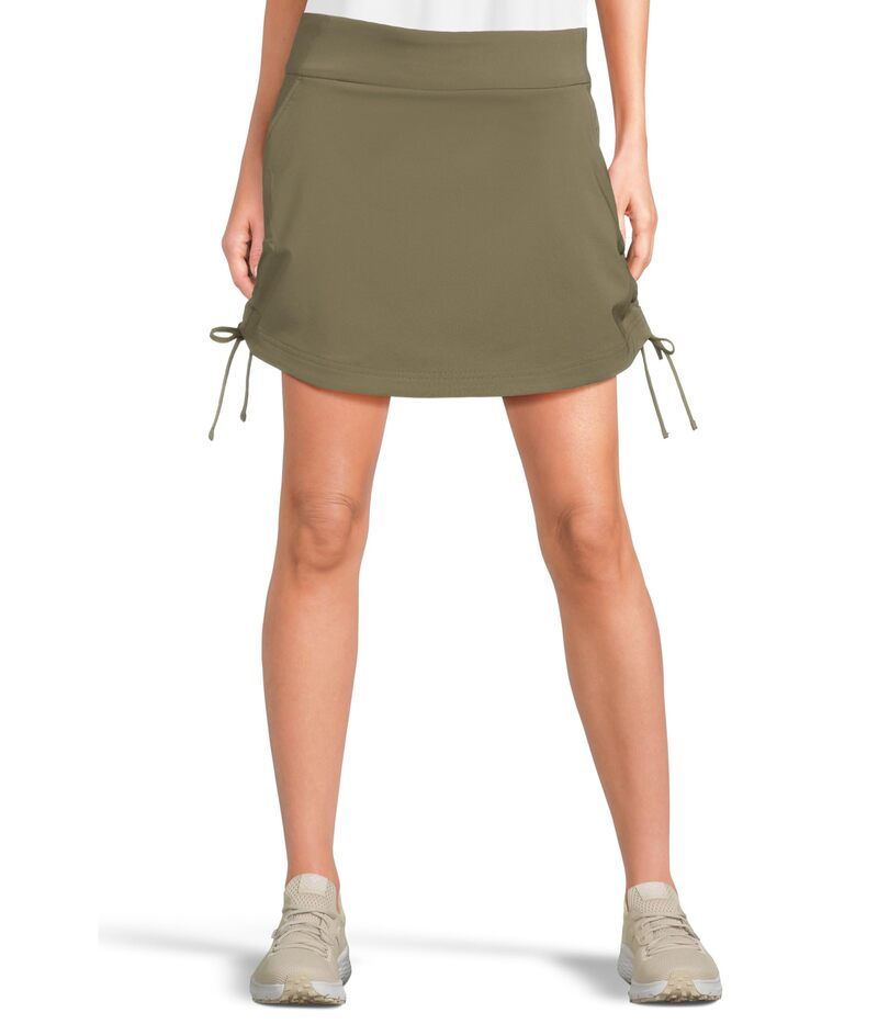コロンビア レディース ボトムスカート ギャザー Columbiall Seasons Ruched Skort Stone Green グリーン
