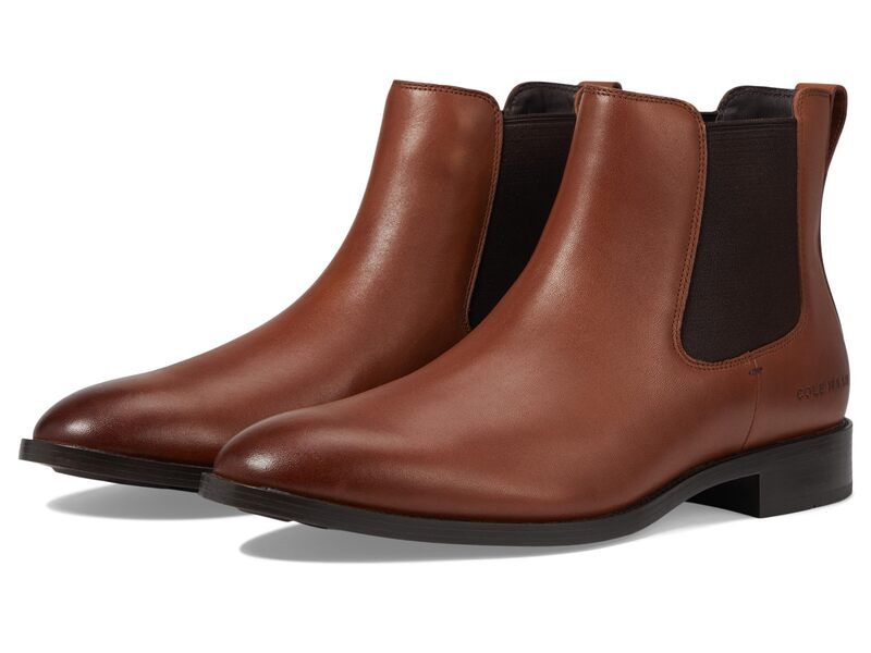 コールハーン メンズ シューズ ブーツ・レインブーツ チェルシーブーツ チェルシー Cole Haan Hawthorne Chelsea Boots British Tan タン
