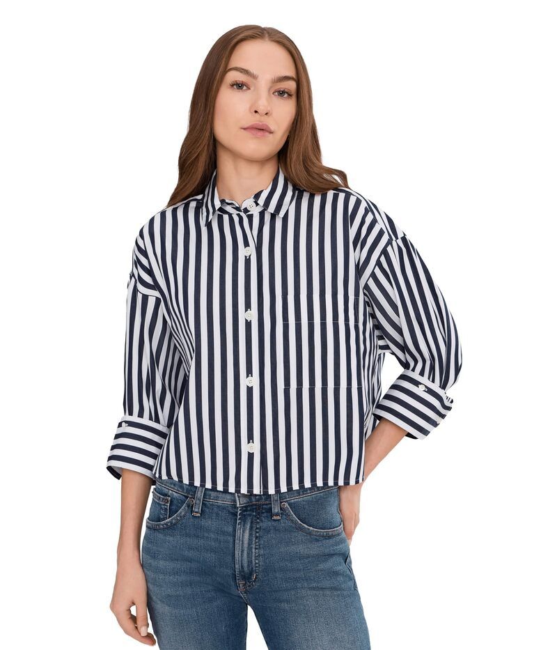 メイドウェル レディース トップス シャツ Madewell Alice Shirt Classic Navy ネイビー