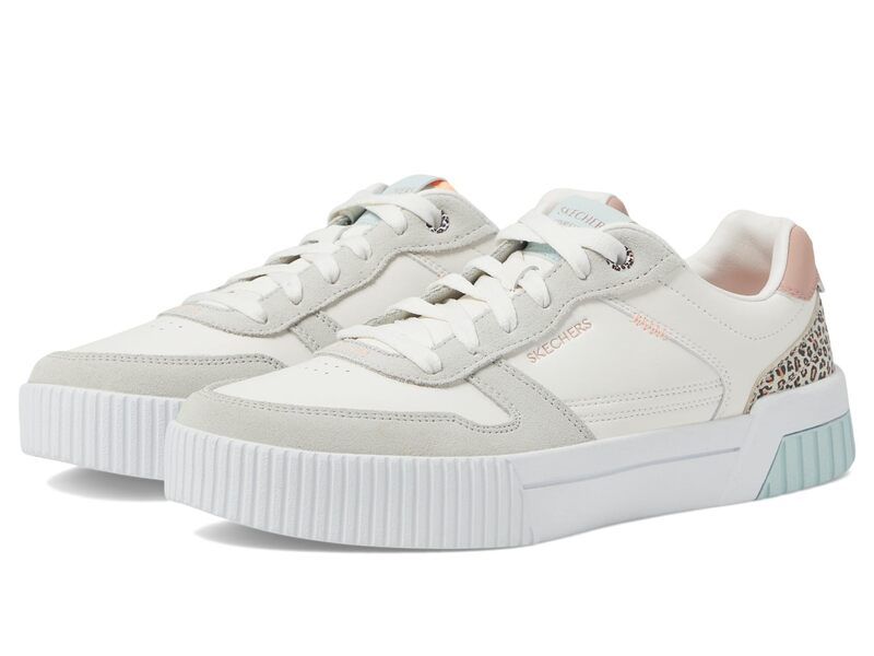 スケッチャーズ レディース シューズ スニーカー SKECHERS Court Classics Jade Feline Instinct NatrualMulti マルチカラー