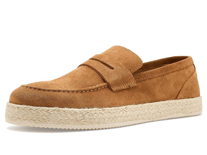 アンドレアース メンズ シューズ スリッポン・ローファー Andre Assous Mateo Loafers Cognac Suede