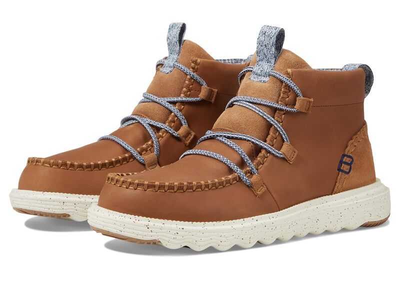 ヘイデュード レディース シューズ ブーツ・レインブーツ レザー Hey Dude Reyes Boots Leather Tobacco Brown ブラウン