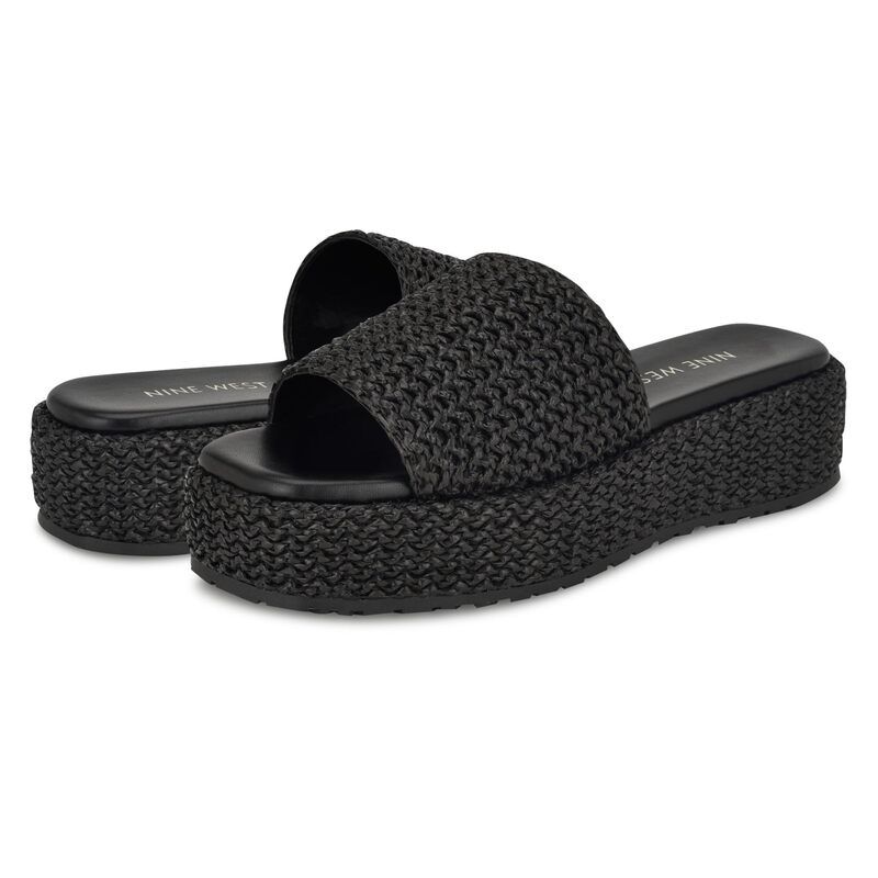 ナインウェスト レディース シューズ サンダル Nine West Keziah Black ブラック