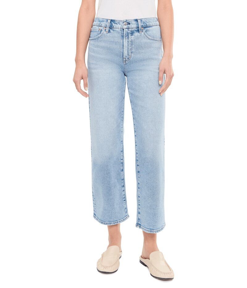 メイドウェル レディース ボトムス デニムパンツ ヴィンテージ Madewell The Perfect Vintage WideLeg Crop Jean in Raebrook Wash