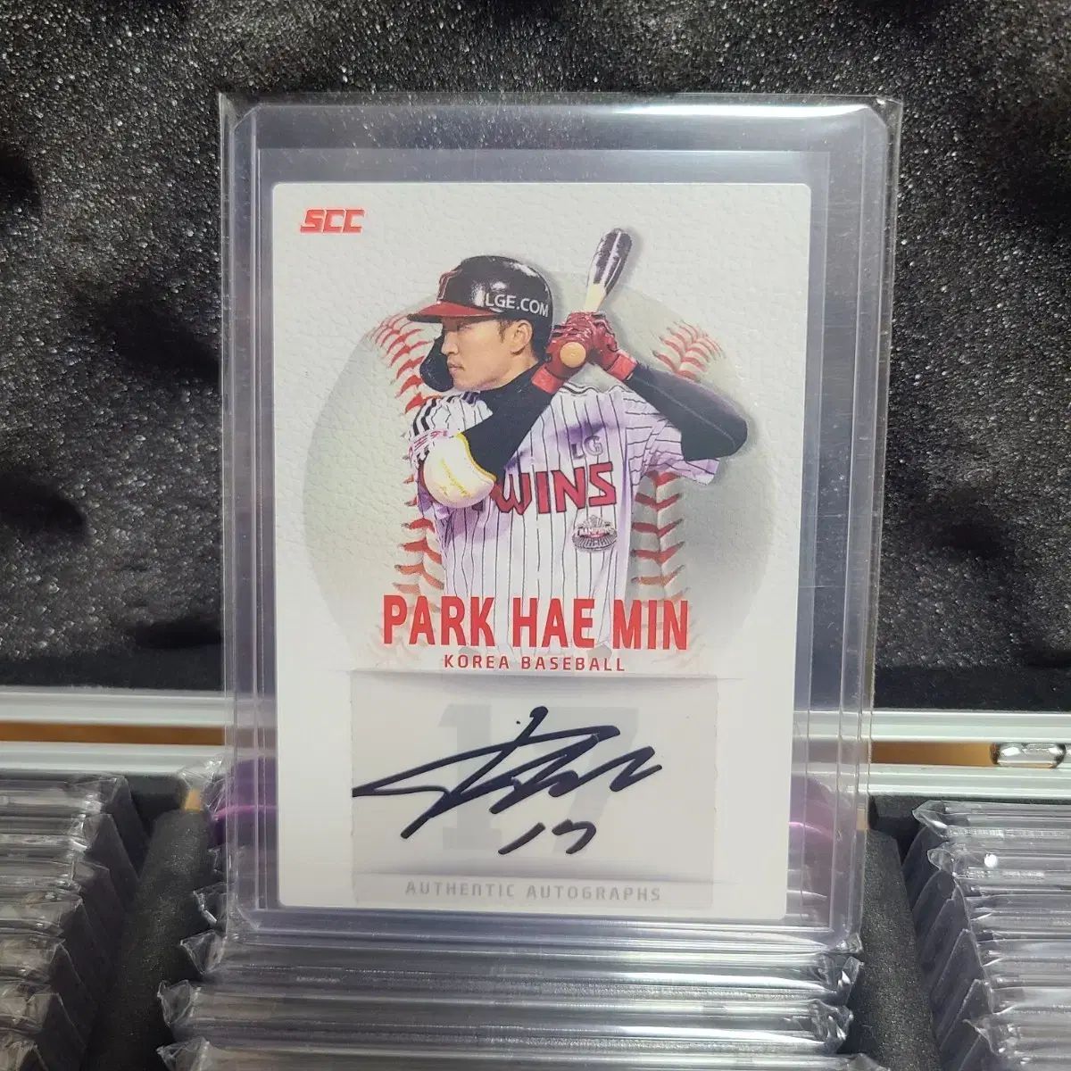 2024 KBO OFFICIAL LG TWINS パク・ヘミン サイン入り オートカード