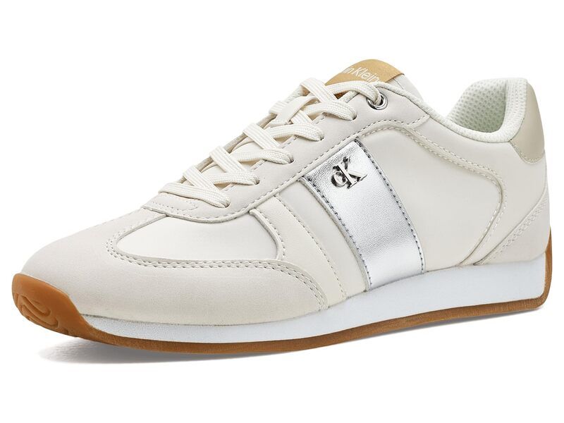 カルバンクライン レディース シューズ スニーカー Calvin Klein Anora WhiteSilver ホワイト
