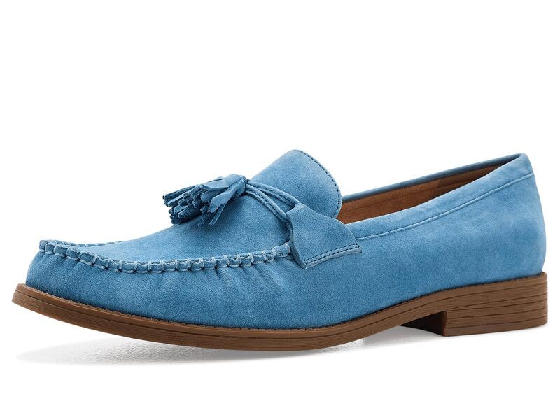 コールハーン レディース シューズ スリッポン・ローファー Cole Haan Stassi Softasseloafers Provincial Blue Suede ブルー
