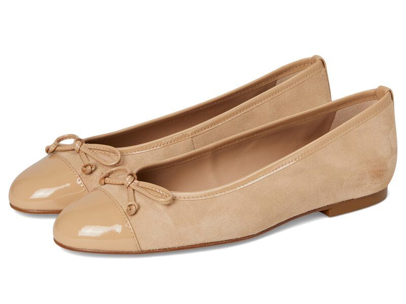エルケーベネット レディース シューズ サンダル キャップ LK Bennett Kara Toe Cap Ballerina Flats Almond