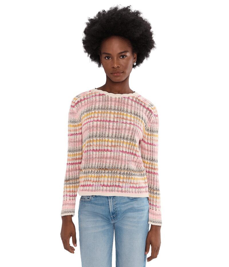 ニックプラスゾーイ レディース アウター ニット・セーター NICZOE Melange Mix Sweater Pink Multi ピンク