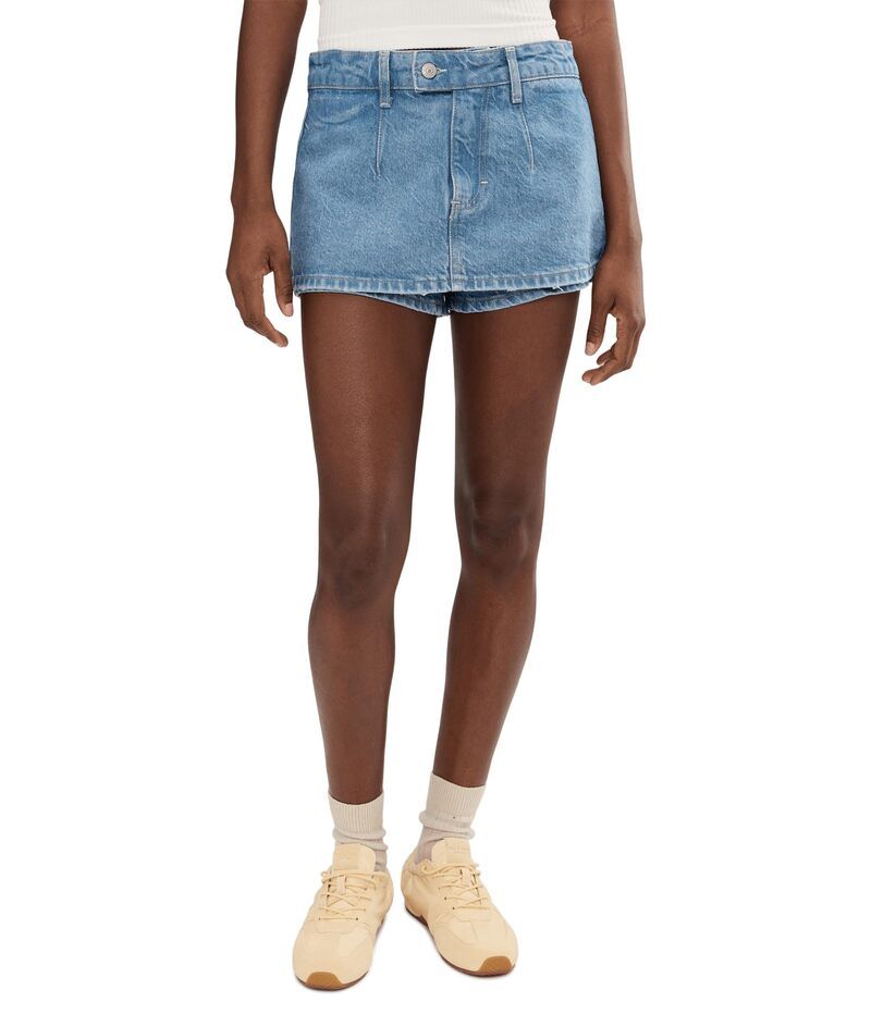 フリーピープル レディース ボトムスカート Free People We The Free Gallivanting Peekaboo Skort Oasis Blue ブルー