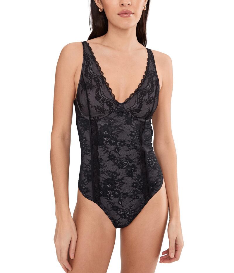 フリーピープル レディース トップス シャツ ボディースーツ Free People Sayou Love Me Bodysuit Black ブラック