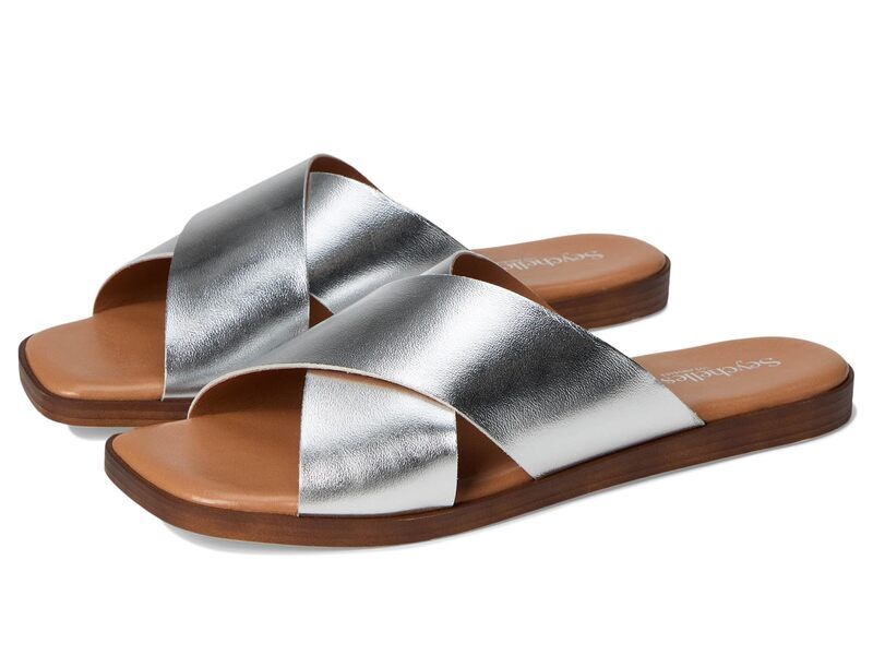 セイシェルズ レディース シューズ サンダル トール Seychelles Chai Metallic Sandal Silver シルバー