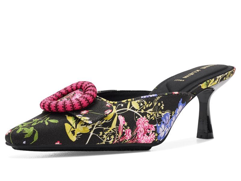 アンクライン レディース シューズ サンダル Anne Klein Cassia Black Floral ブラック