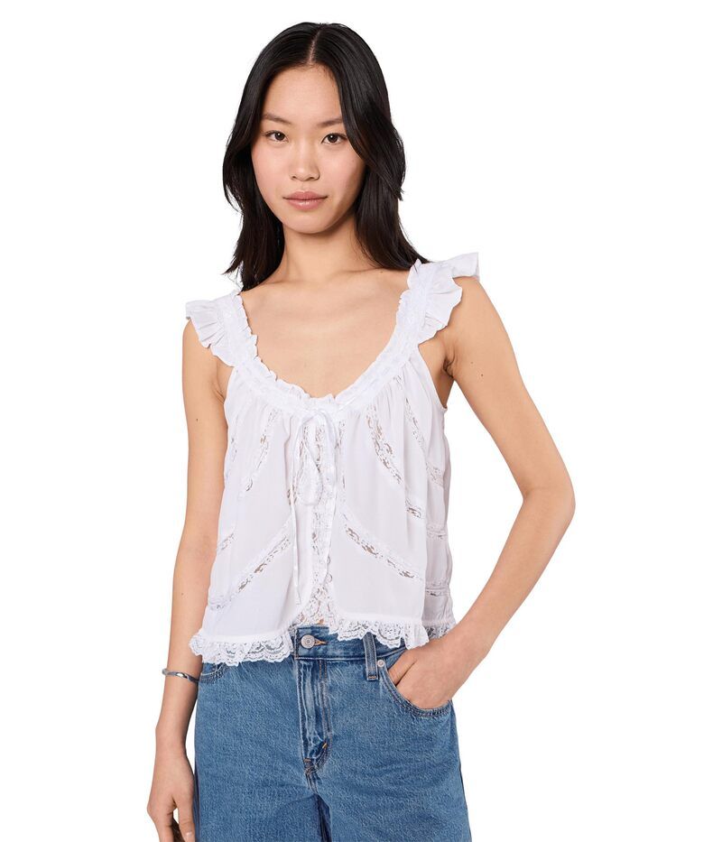 フリーピープル レディース トップス シャツ Free People Mabel Tank White Combo ホワイト