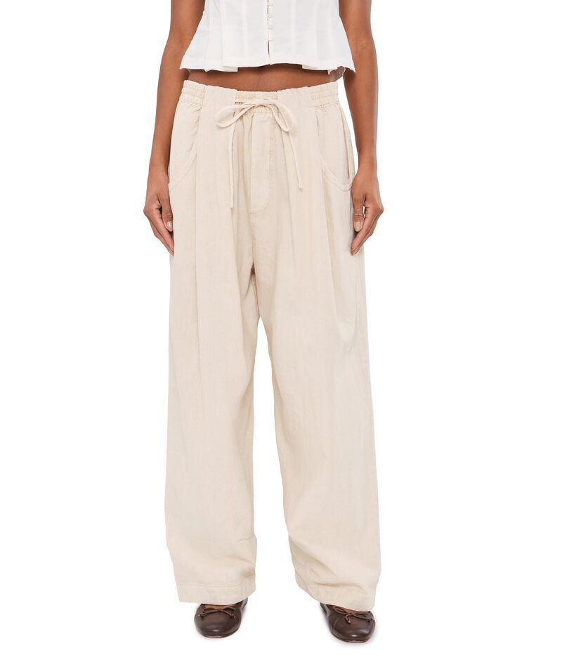 フリーピープル レディース ボトムス カジュアルパンツ Free People Chambers Laid Back PullOn Summer Sand サンド