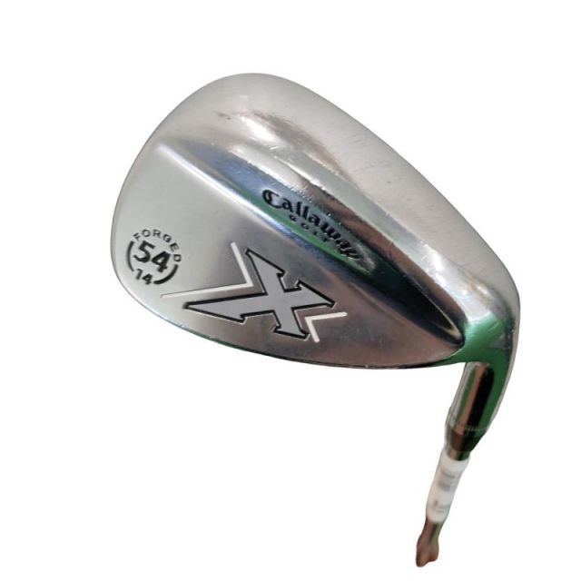 中古】 キャロウェイ X FORGED ミルキークロム 54-14 ウェッジ WG NS