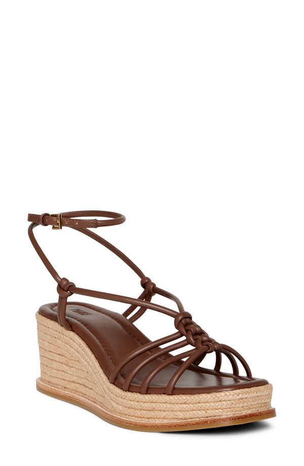 ペイジ レディース シューズ サンダル プラットフォーム アンクル PAIGE Julian Espadrille Ankle Straplatform Wedge Sandal Mahogany