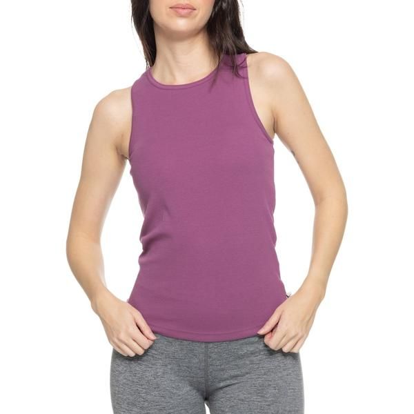 エディー バウアー レディース トップス シャツ Eddie Bauer Gritstone Tank Top BuiltIn Bra Grape Kiss グレープ