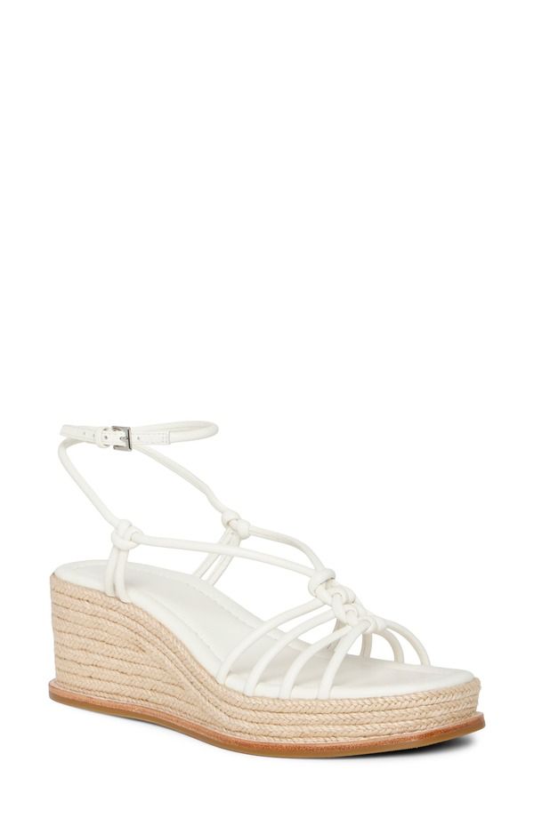 ペイジ レディース シューズ サンダル プラットフォーム アンクル PAIGE Julian Espadrille Ankle Straplatform Wedge Sandal Cream クリーム