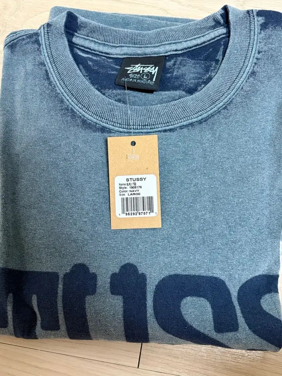 STUSSY(ステューシー)LEE ストーン ウォッシュド Tシャツ ネイビー L サイズ 新品
