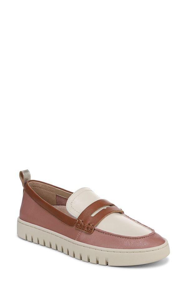 バイオニック レディース シューズ スリッポン・ローファー Vionic Uptown Hybrid Penny Loafer Cinderose Multi マルチカラー