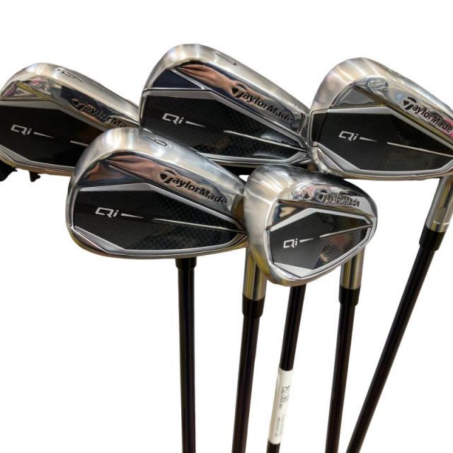 【中古】 テーラーメイド Qi 5S アイアンセット IR Diamana BLUE TM60(Qi IR) (フレックスS) メンズ 男性用 右利き 右用 Cランク ゴルフクラブ