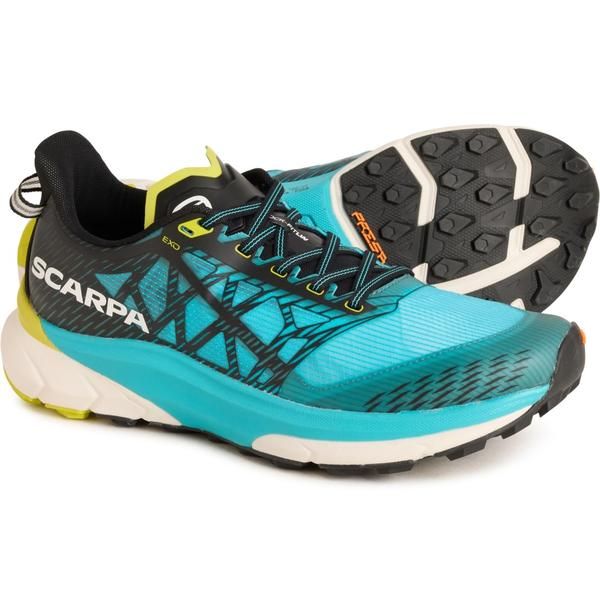 スカルパ メンズ シューズ スニーカー Scarpa Golden Gate ATR 2 Running Shoes For Men AzureLime ライム