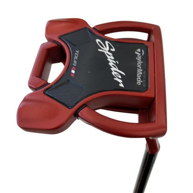 【中古】 テーラーメイド Spider Tour RED(サイトライン) 34インチ パター PT スチール (フレックスその他) メンズ 男性用 右利き 右用 Cランク ゴルフクラブ