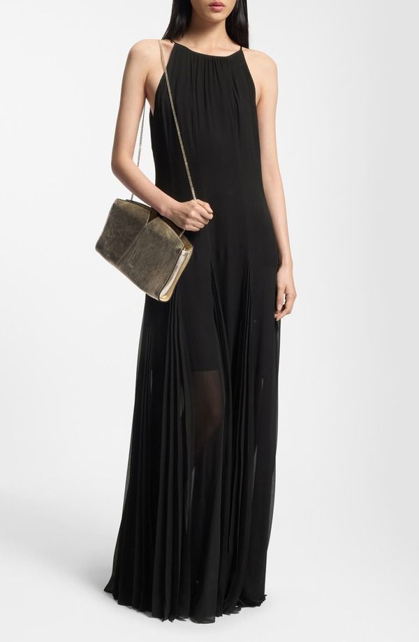 ボス レディース トップス ワンピース マキシ BOSS Davora Maxi Dress Black ブラック