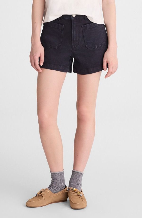 メイドウェル レディース ボトムス ハーフパンツ・ショーツ ショートパンツ Madewell Themmy Shorts Classic Navy ネイビー