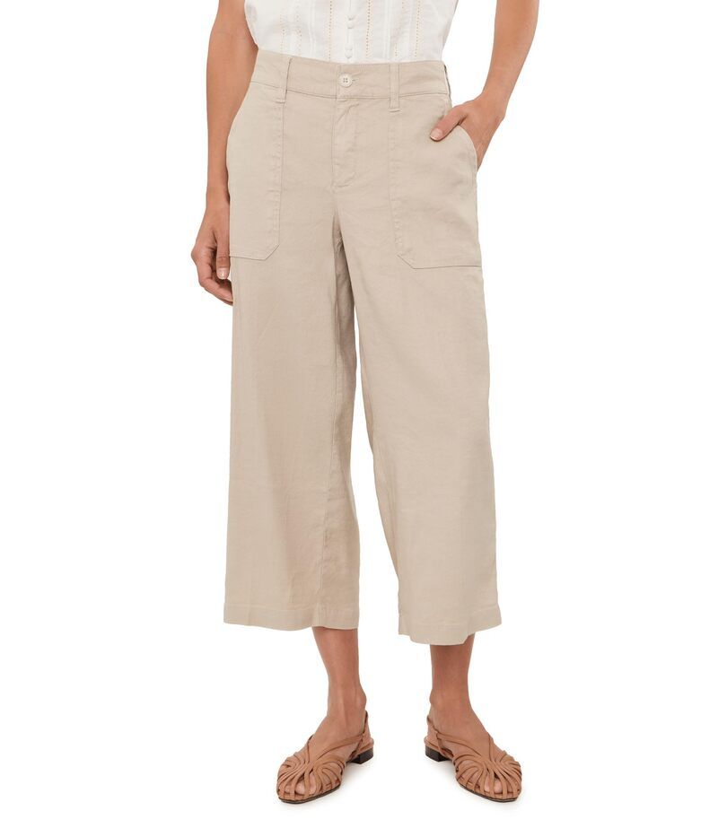 エヌワイディージェイ レディース ボトムス カジュアルパンツ カーゴパンツ プチ クロップド Nydj Petite Cropped Cargo Pants Feather