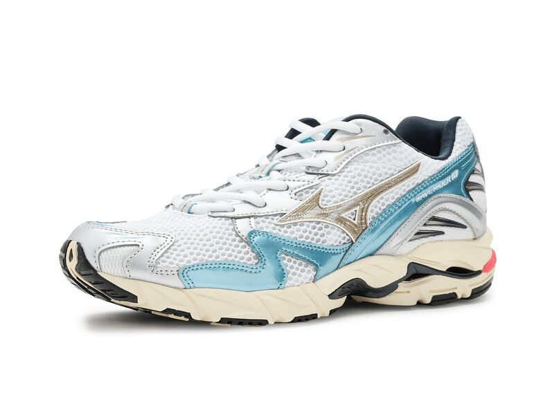 ミズノ メンズ シューズ スニーカー Mizuno Wave Rider 10 WhiteVintage K ホワイト