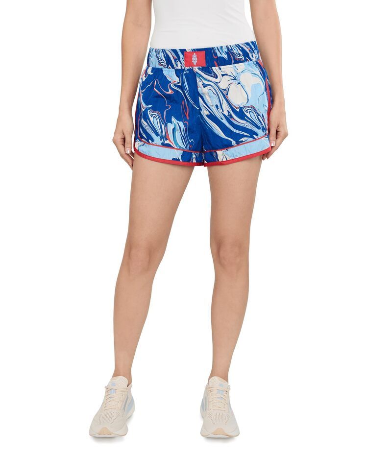 フリーピープル レディース ボトムス ハーフパンツ・ショーツ プリント ショートパンツ Fp Movement Varsity Blueshorts Print Marbled Bright