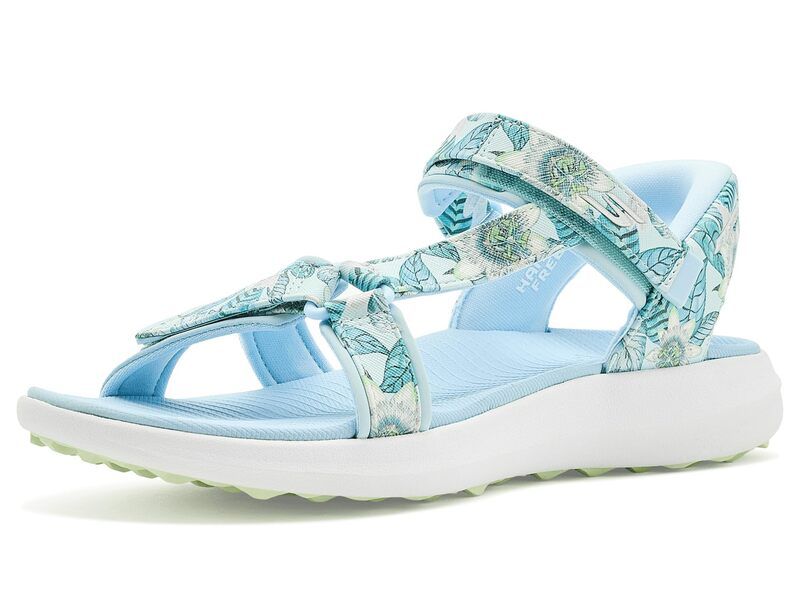 スケッチャーズ レディース シューズ スニーカー サンダル Skechers Golf SlipIn Sandals Blue Pattern ブルー