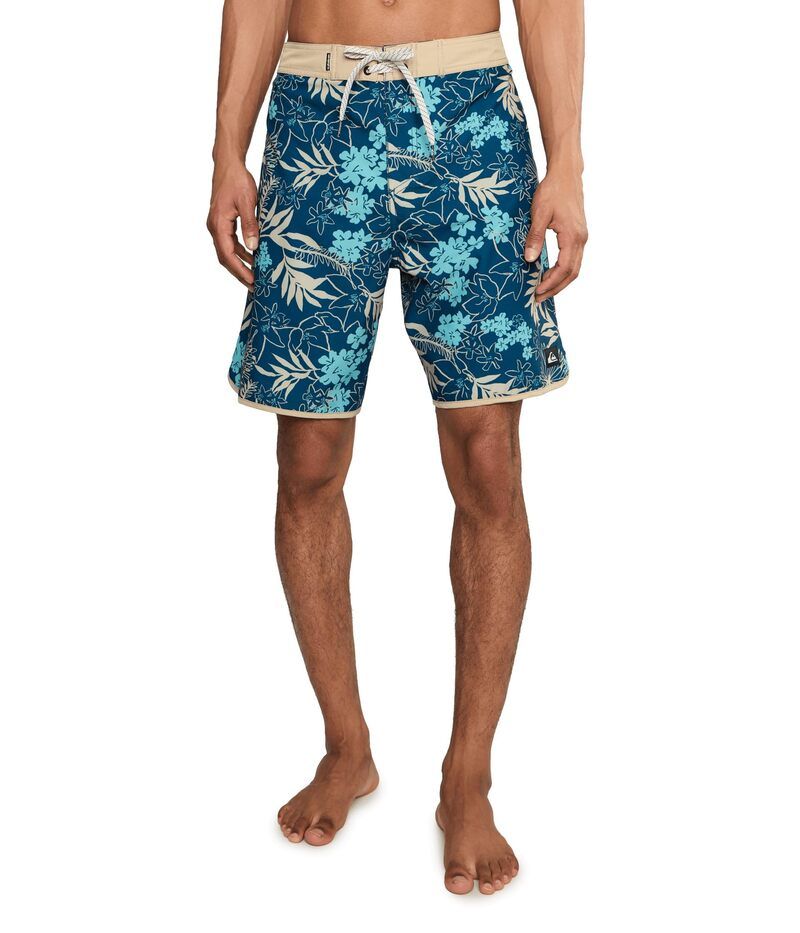 クイックシルバー メンズ 水着 ハーフパンツ・ショーツ ショートパンツ Quiksilver Jetty Bloom 19 Boardshorts Dark Denim デニム