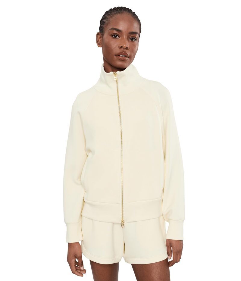 バーレイ レディース アウター パーカー・スウェット フルジップ Varley Tyde Zip Through Sweat Pristine