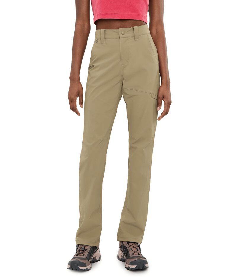 マーモット レディース ボトムス カジュアルパンツ Marmotrailway Pants Long Desert Khaki カーキ