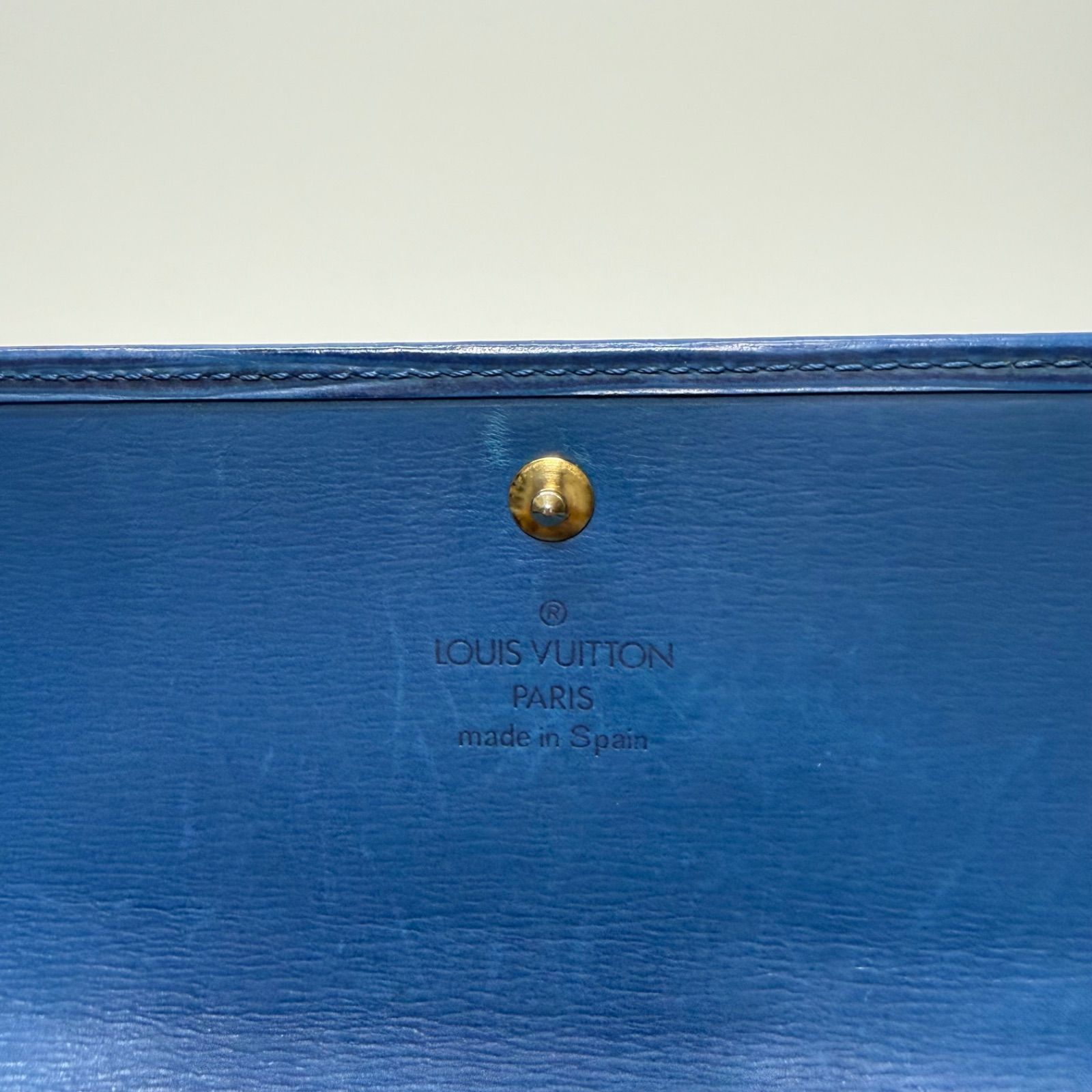 3796 LOUIS VUITTON ルイヴィトン エピ ブルー 長財布
