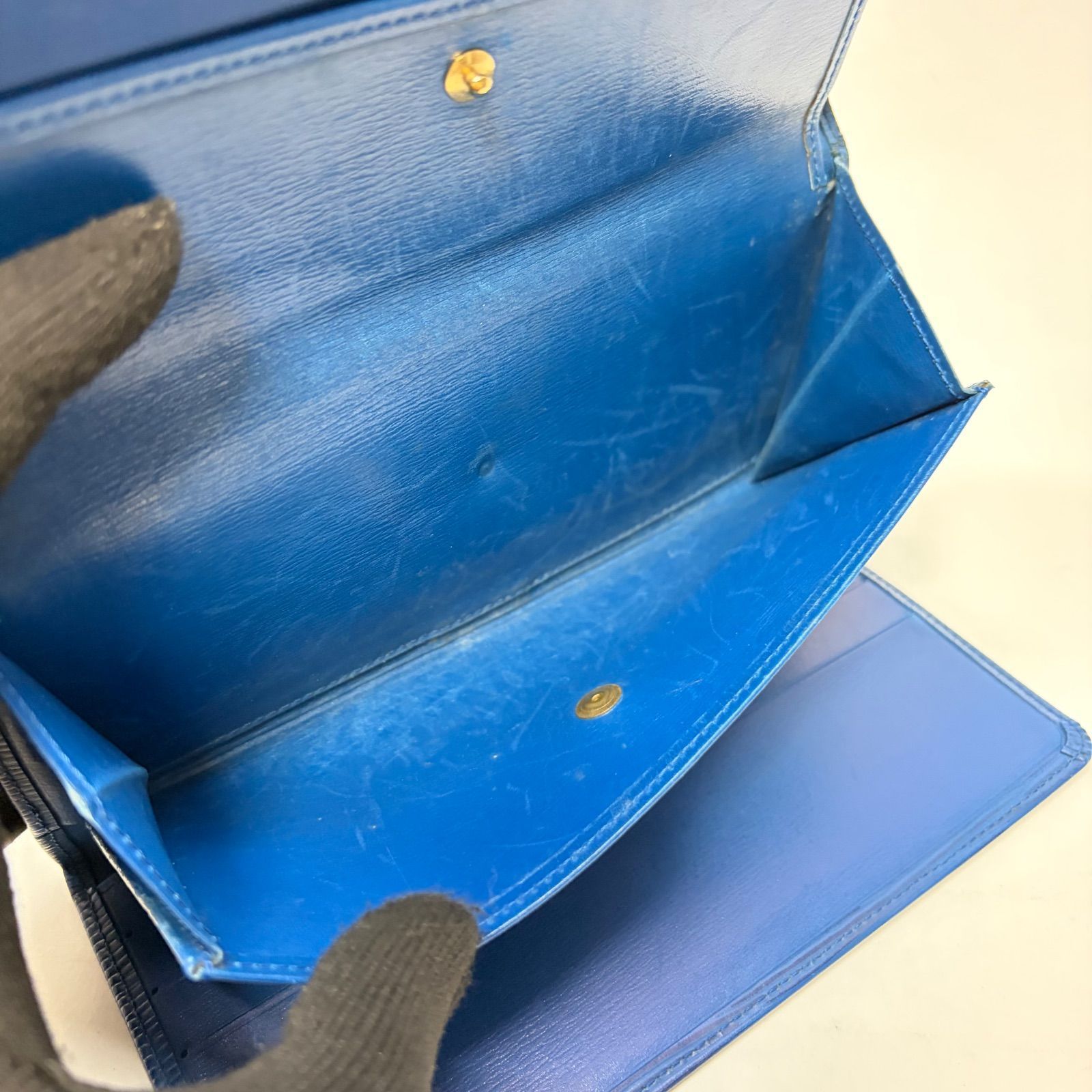 3796 LOUIS VUITTON ルイヴィトン エピ ブルー 長財布