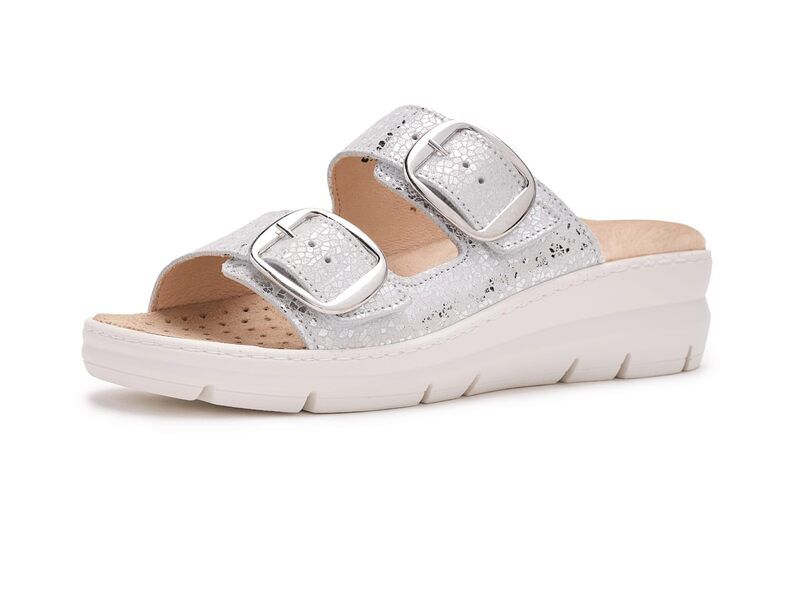 ダイビッドテイト レディース シューズ サンダル David Tate Mosaic Silver シルバー