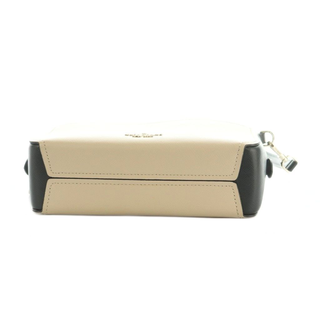 ケイトスペード KATE SPADE ショルダーバッグ スクエア型 ベージュ 白 