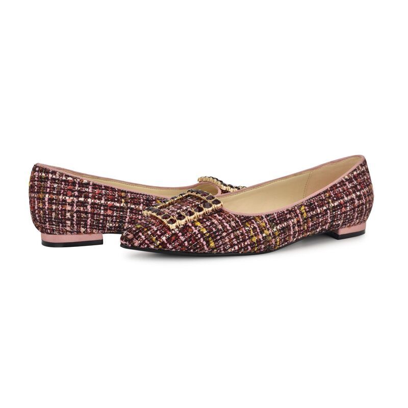 ナインウェスト レディース シューズ サンダル Nine West Jesikes Pink Tweed Mult ピンク