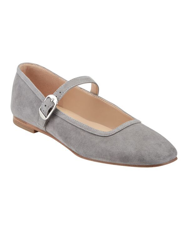 マーク・フィッシャー レディース シューズ パンプス Marc Fisher LTD Womens Garissa Mary Jane Ballet Flats Grey Suede グレー