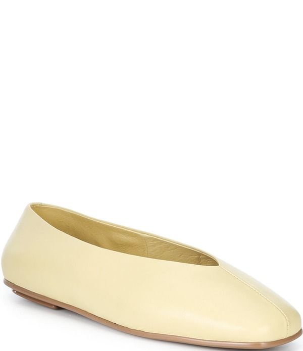 ジェフリー キャンベル レディース シューズ パンプス レザー Jeffrey Campbell Fathom Leather High Vamp Flats Butter