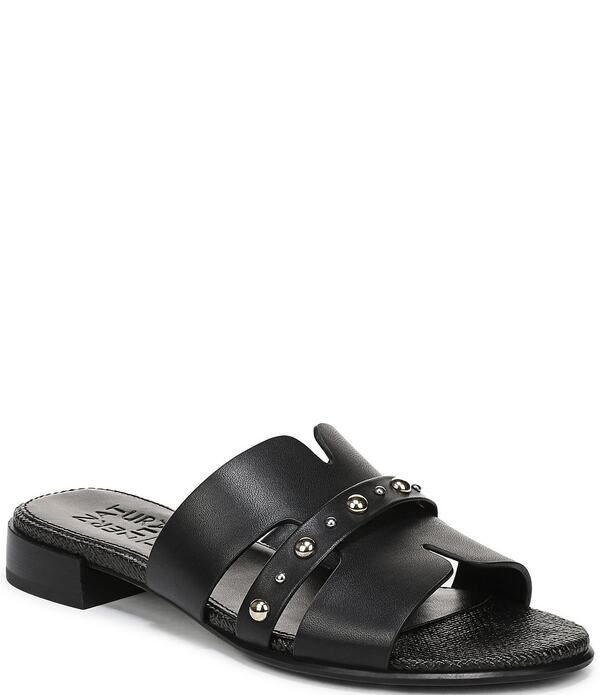 ナチュライザー レディース シューズ パンプス サンダル レザー Naturalizer Niche Leather and Stud Slide Sandals Black ブラック
