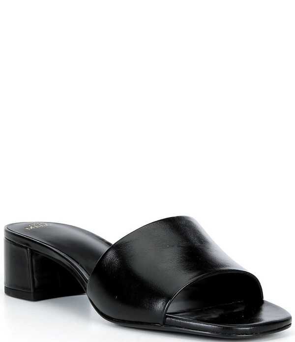 アントニオ メラーニ レディース シューズ サンダル レザー Antonio Melaniya Leather Easy Slip On Dressandal Mules Black ブラック