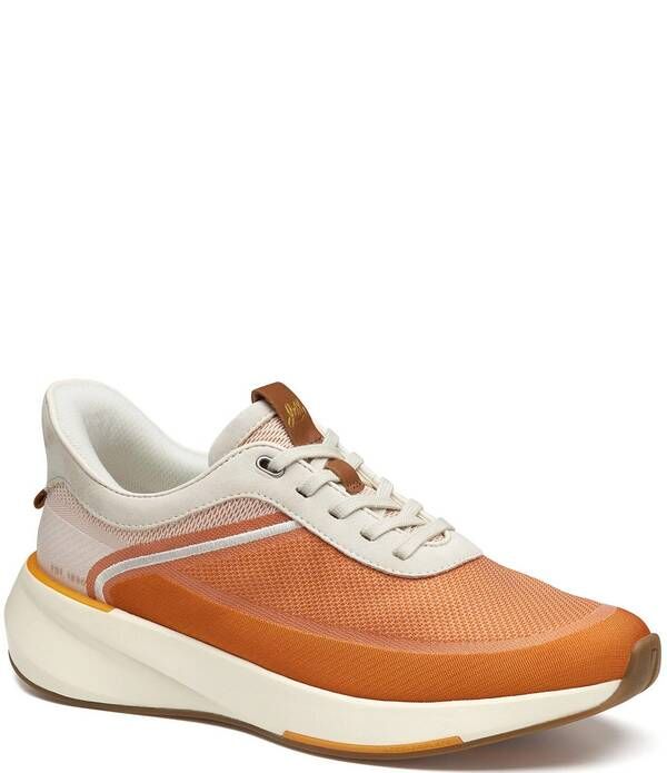 ジョンストンアンドマーフィー メンズ シューズ スニーカー ニット Johnston Murphy Mensurgengineered Jacquard Knit UThroat Sneakers Orange オレンジ