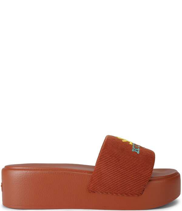 カートジェイガーロンドン レディース シューズ パンプス プラットフォーム サンダル Kurt Geiger London Kurts Cabana Meena Platform Slide Sandals Brown ブラウン