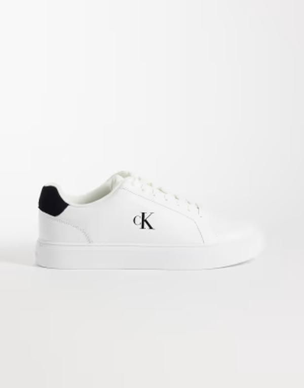 カルバンクライン メンズ シューズ スニーカー レザー Calvin Klein realeather classicupsole sneakers Taupe トープ